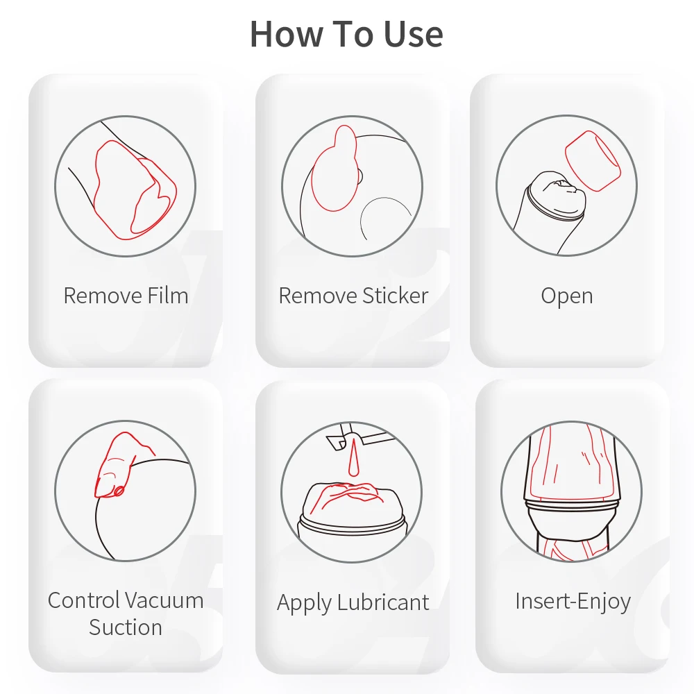 Vacuum Sucking Masturbator Cup for Men Vacuum Sucking Masturbator Cup for Men