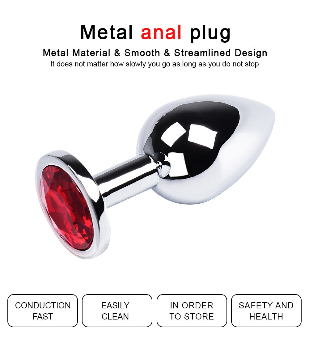 Crystal Anal Plug