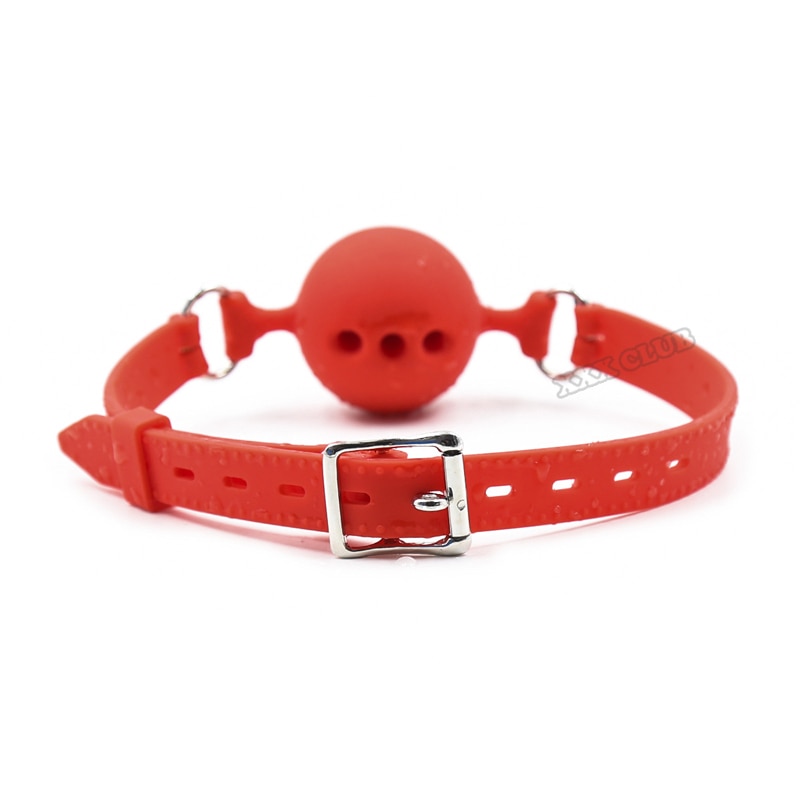 Safe and Comfortable Soft Silicone Mouth Ball with Breathing Holes - Image 4
