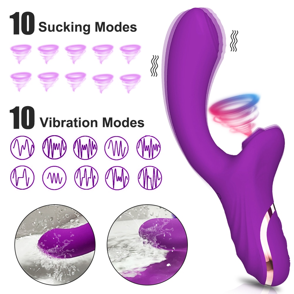 2 in 1 20 Modes Sucking Vibrator - Image 4