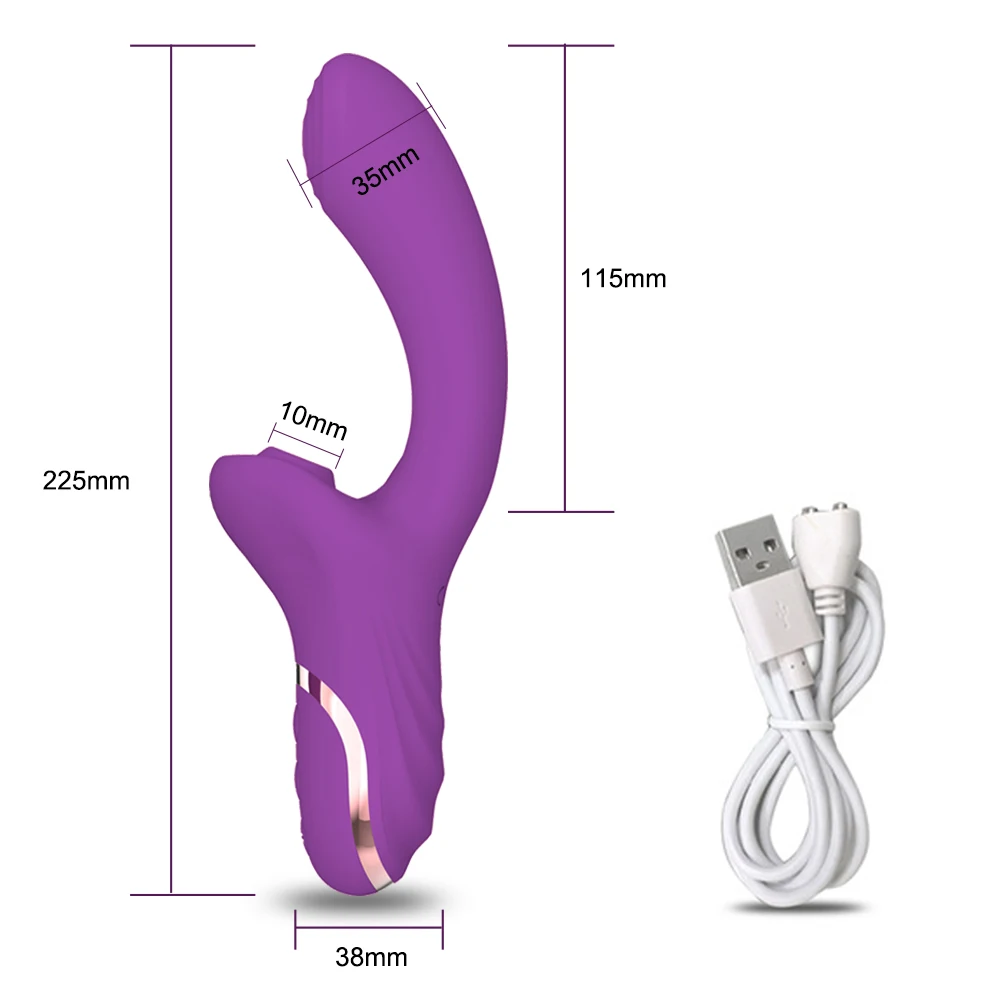 2 in 1 20 Modes Sucking Vibrator 2 in 1 20 Modes Sucking Vibrator