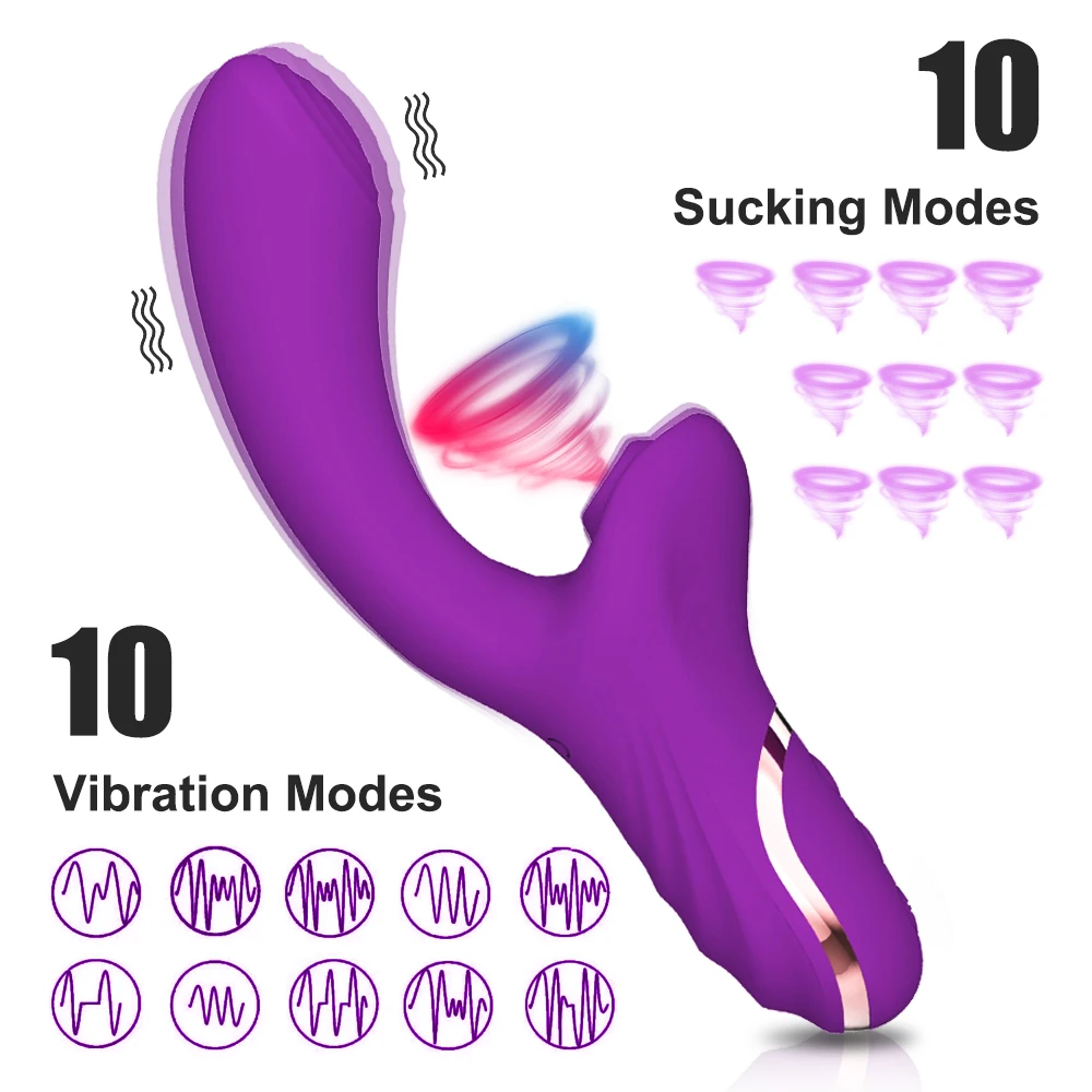 2 in 1 20 Modes Sucking Vibrator 2 in 1 20 Modes Sucking Vibrator