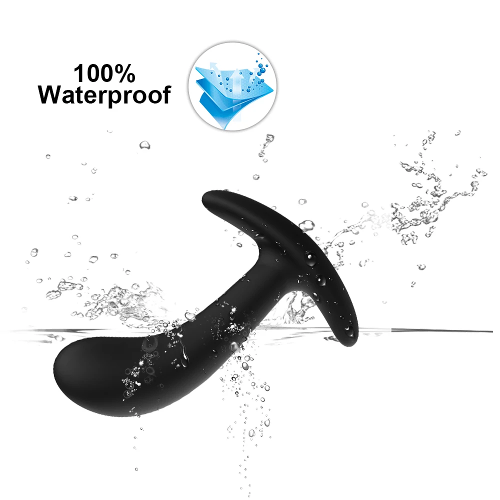 Set of 3 Silicone Anal Plug Vibrators