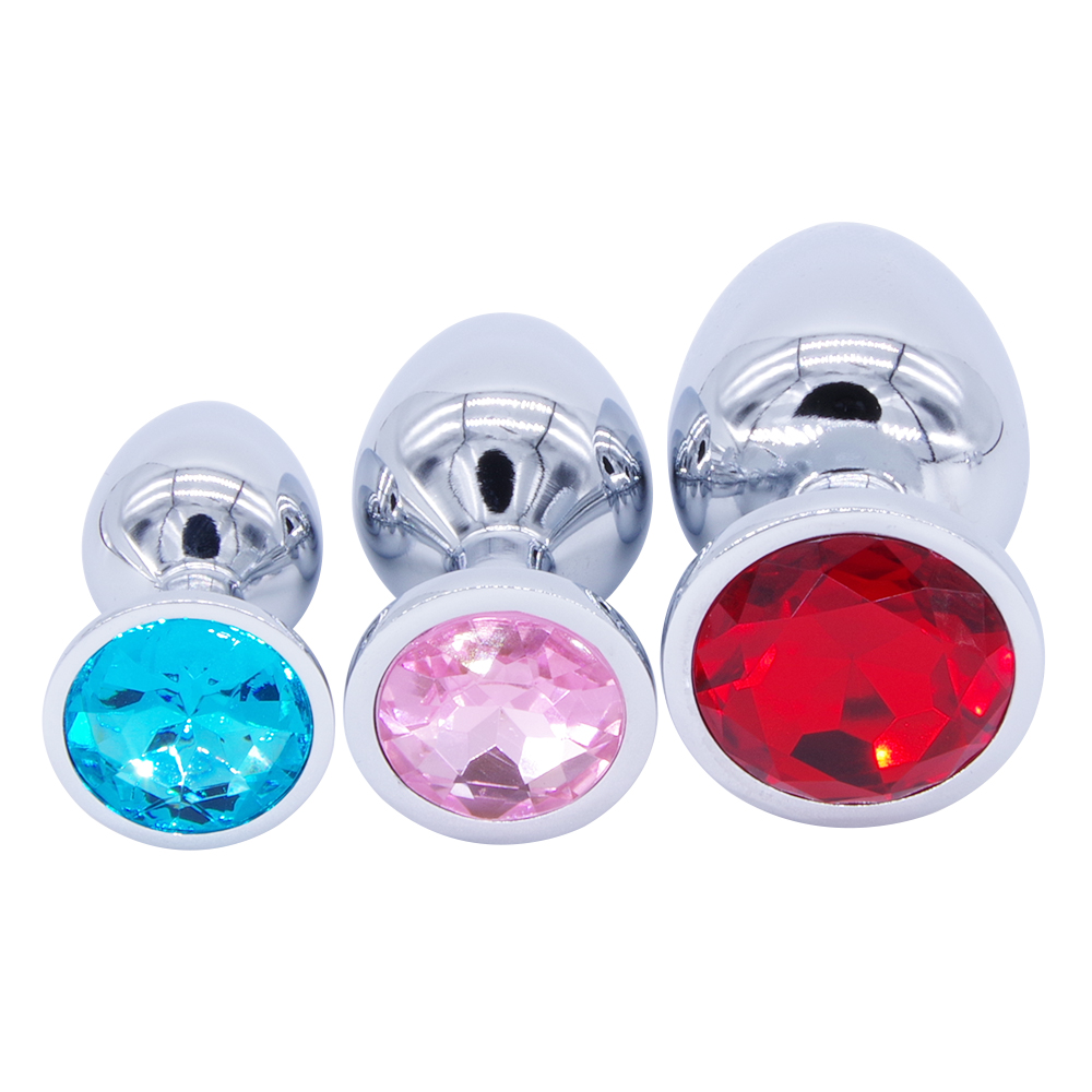 Stainless Steel Anal Plugs 3 pcs Sets - Image 5