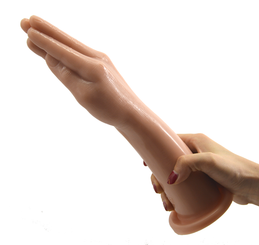 Large Hand Shape Silicone Dildo